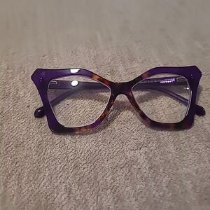 Zeelool Wildony Cateye Purple Glasses FRAMES ONLY